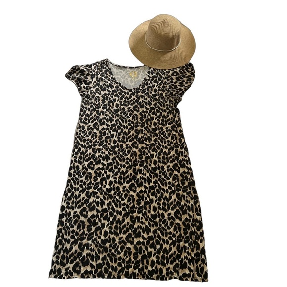 Wonder Leopard Print Dress Size Medium - Picture 2 of 7